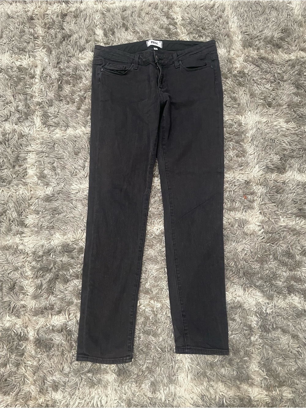 PAIGE Jimmy Jimmy Skinny Jeans Vintage Black Size 28